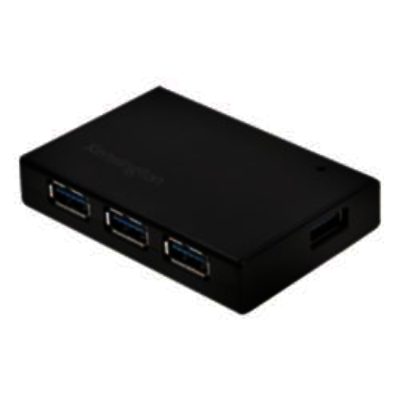 Kensington UH4000C USB 3.0 4-Port Hub & Charger - Black Kensington UH4000C USB 3.0 4-Port Hub & Charger - Black